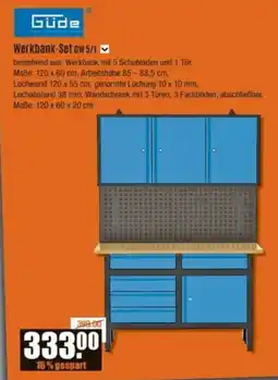 V Baumarkt Güde Werkbank-Set Gw 5/1 Angebot