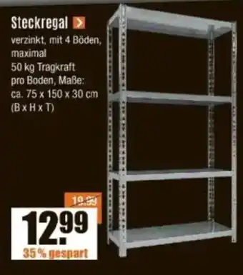 V Baumarkt Steckregal Angebot