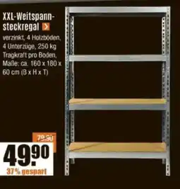V Baumarkt XXL-Weitspann- steckregal Angebot