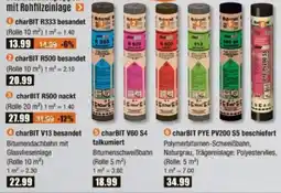 V Baumarkt charvát Bitumendachpappen mit Rohfilzeinlage Angebot