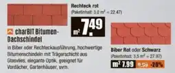 V Baumarkt charBIT Bitumen- Dachschindel Angebot