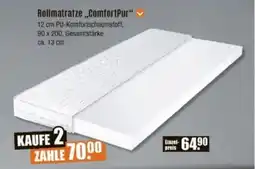 V Baumarkt Rollmatratze „ComfortPur" Angebot