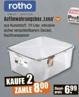 V Baumarkt rotho Aufbewahrungsbox,Lona' Angebot
