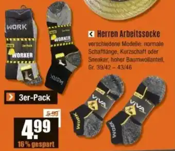V Baumarkt WORKER / VIVA Angebot