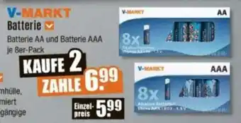 V Baumarkt V-MARKT Batterie Angebot