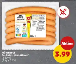 PENNY MÜHLENHOF Delikatess Käse-Wiener Angebot