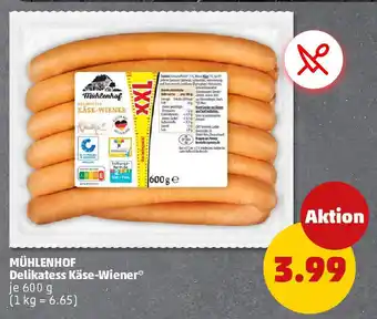 PENNY MÜHLENHOF Delikatess Käse-Wiener Angebot
