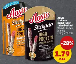PENNY AOSTE Stickado High Protein Salami-Sticks Angebot