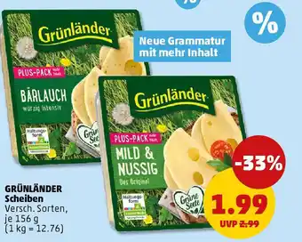 PENNY GRÜNLÄNDER Scheiben Angebot