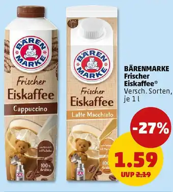 PENNY BÄRENMARKE Frischer Eiskaffee Angebot