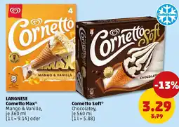 PENNY LANGNESE Cornetto Max oder Cornetto Soft Angebot