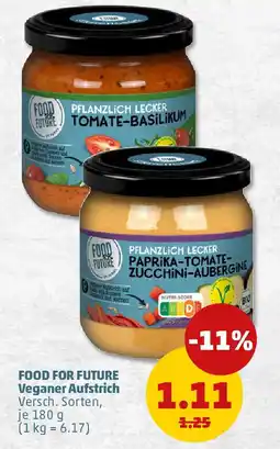 PENNY FOOD FOR FUTURE Veganer Aufstrich Angebot