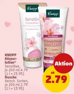 PENNY KNEIPP Körper- lotion oder Dusche Angebot