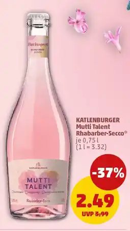 PENNY KATLENBURGER Mutti Talent Rhabarber-Secco Angebot