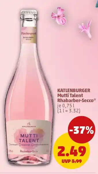 PENNY KATLENBURGER Mutti Talent Rhabarber-Secco Angebot