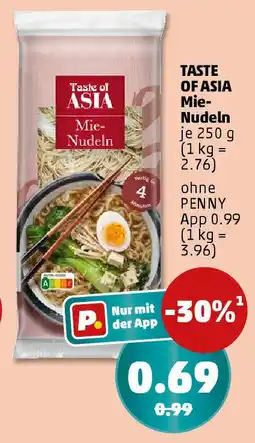 PENNY TASTE OF ASIA Mie- Nudeln Angebot