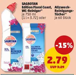 PENNY SAGROTAN Edition Floral Coast, WC-Reiniger, Allzweck- Reinigungs- Tücher Angebot