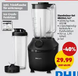 PENNY Standmixer-Set HR2041/41 PHILIPS Angebot