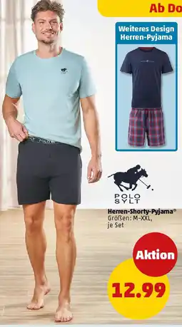 PENNY POLO SYLT Herren-Shorty-Pyjama Angebot