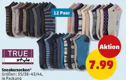 PENNY TRUE style Sneakersocken Angebot
