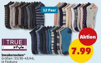 PENNY TRUE style Sneakersocken Angebot