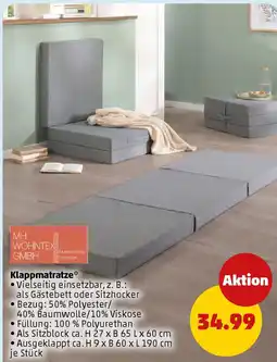 PENNY Klappmatratze Angebot