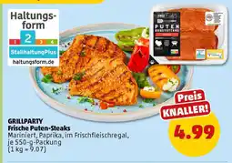 PENNY GRILLPARTY Frische Puten-Steaks Angebot
