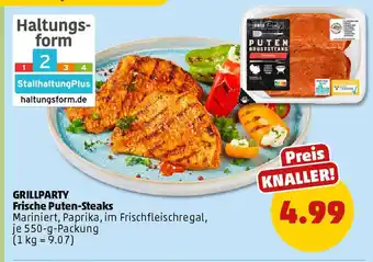 PENNY GRILLPARTY Frische Puten-Steaks Angebot