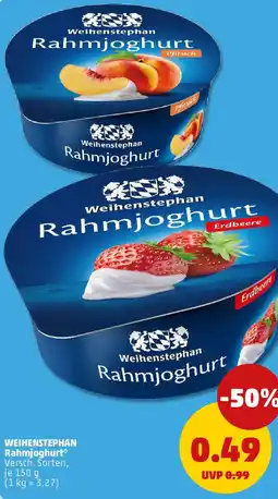 PENNY WEIHENSTEPHAN Rahmjoghurt Angebot