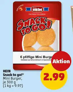 PENNY HEIN Snack to go! Angebot