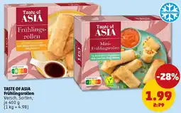 PENNY TASTE OF ASIA Frühlingsrollen Angebot