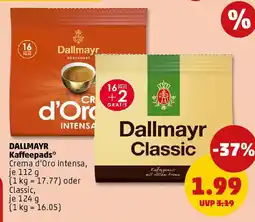 PENNY DALLMAYR Kaffeepads Angebot