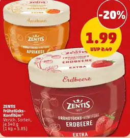 PENNY ZENTIS Frühstücks- Konfitüre Angebot