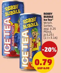 PENNY ROBBY BUBBLE Ice Tea Angebot