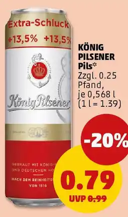 PENNY KÖNIG PILSENER Pils Angebot