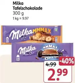 Rossmann Milka Tafelschokolade Angebot