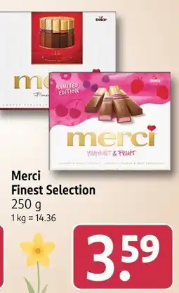 Rossmann Merci Finest Selection Angebot