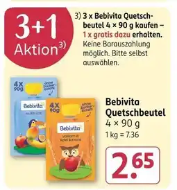 Rossmann Bebivita Quetschbeutel Angebot