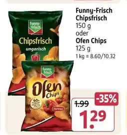 Rossmann Funny-Frisch Chipsfrisch oder Ofen Chips Angebot