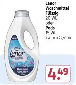 Rossmann Lenor Waschmittel Flüssig Angebot