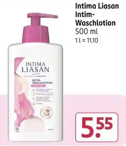 Rossmann Intima Liasan Intim- Waschlotion Angebot