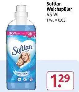 Rossmann Softlan Weichspüler Angebot