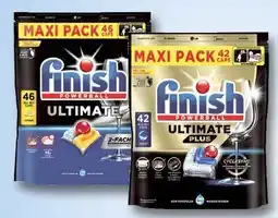 Rossmann Finish Spülmaschinencaps oder -tabs oder Power Pulver Angebot