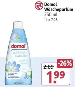 Rossmann Domol Wäscheparfüm Angebot