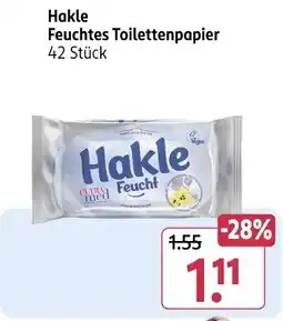 Rossmann Hakle Feuchtes Toilettenpapier Angebot