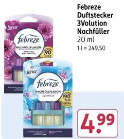 Rossmann Febreze Duftstecker 3Volution Nachfüller Angebot