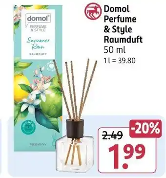 Rossmann Domol Perfume & Style Raumduft Angebot