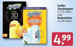 Rossmann Swiffer Staubmagnet oder Bodentücher Angebot