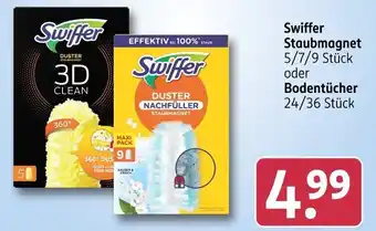 Rossmann Swiffer Staubmagnet oder Bodentücher Angebot