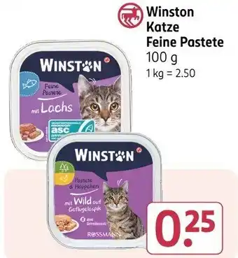 Rossmann Winston Katze Feine Pastete Angebot